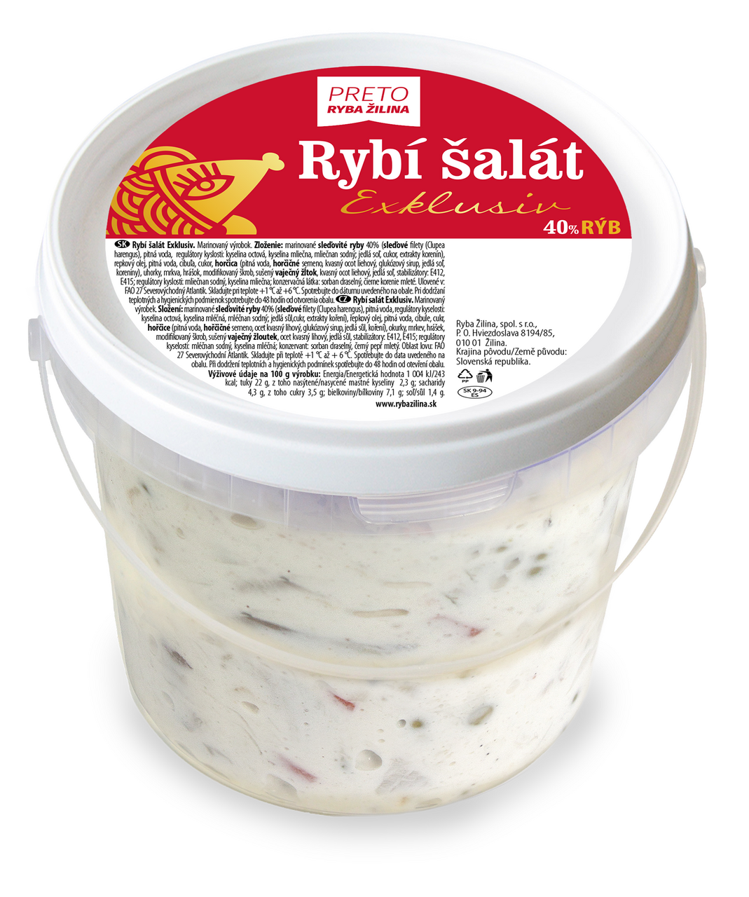 RADOMA Rybí šalát Exklusiv chlad. 1 kg