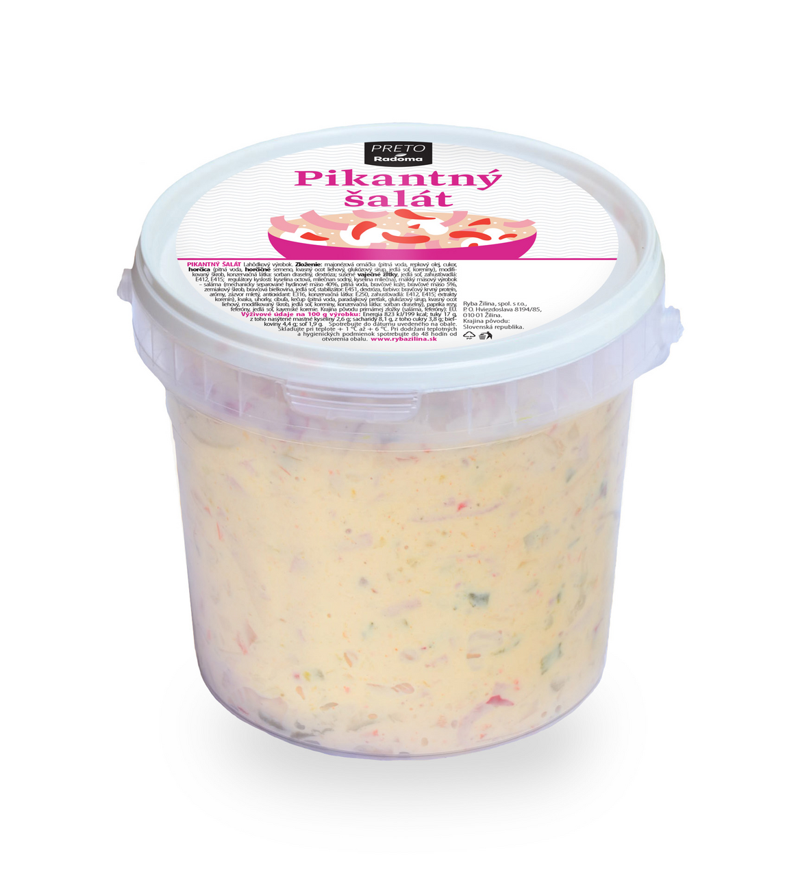 RADOMA Pikantný šalát chlad. 1 kg