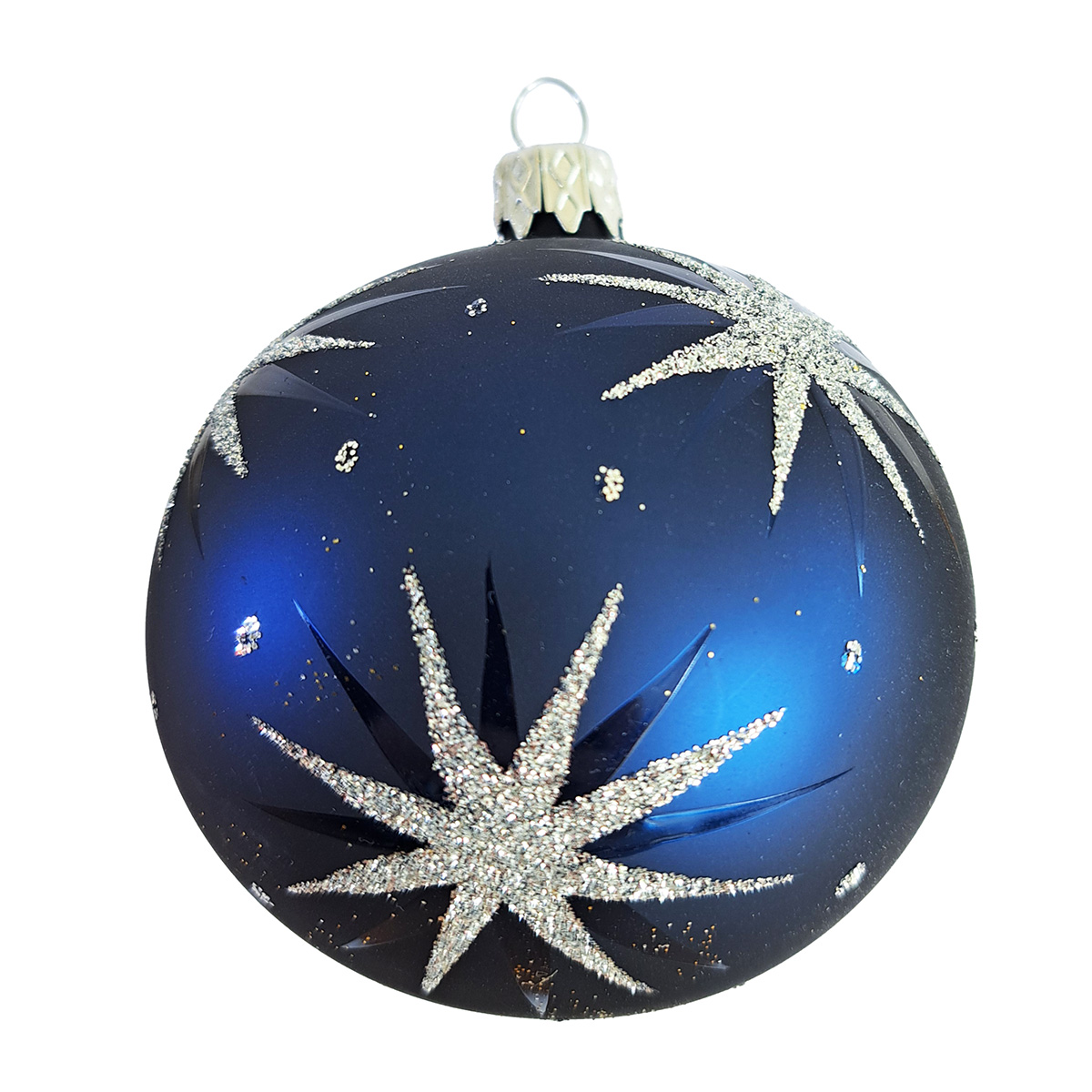 Tarrington House Ozdoby hviezdičky 8 cm modrá 223254 4 ks