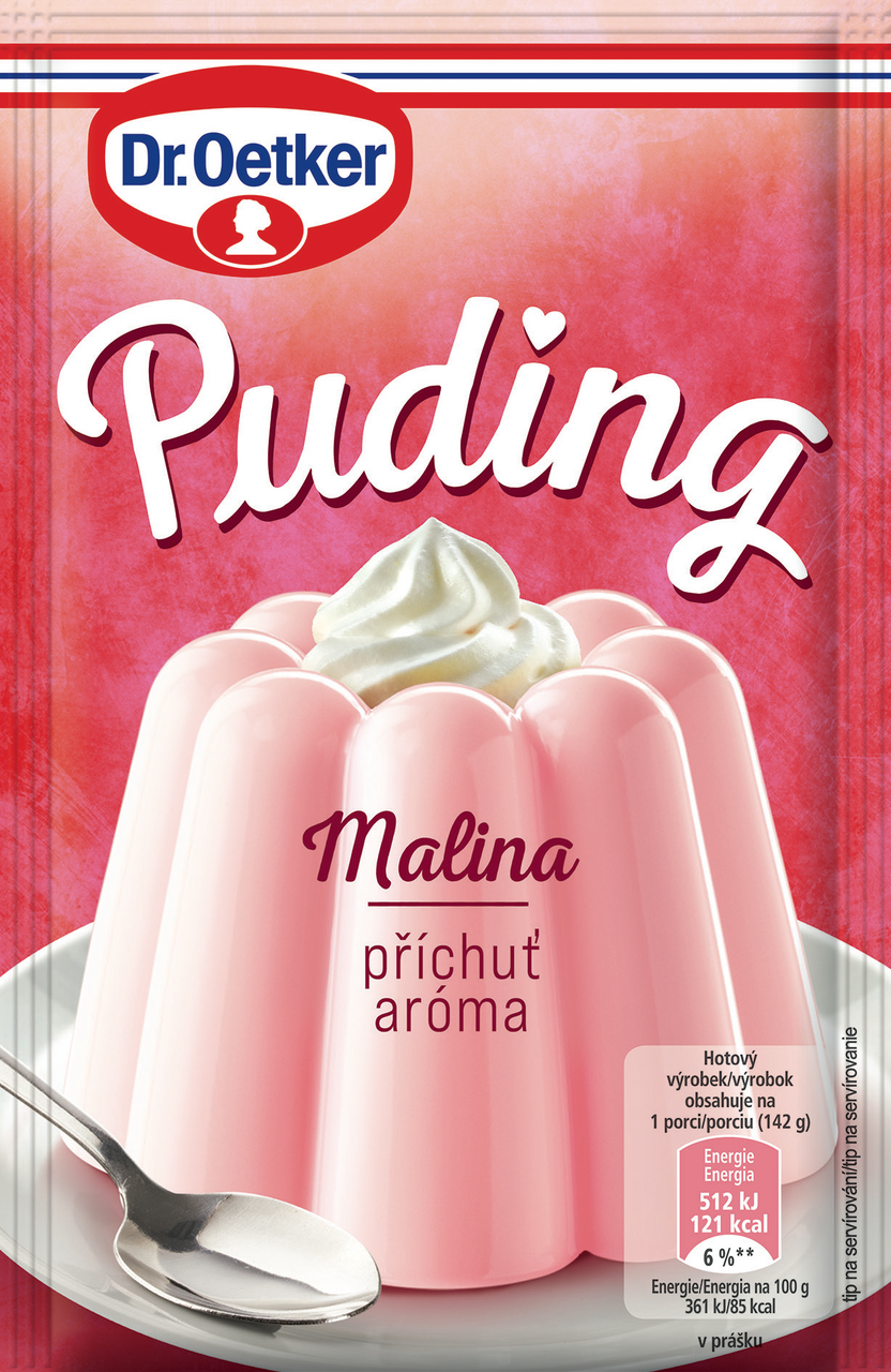 Dr. Oetker Puding malina 38 g