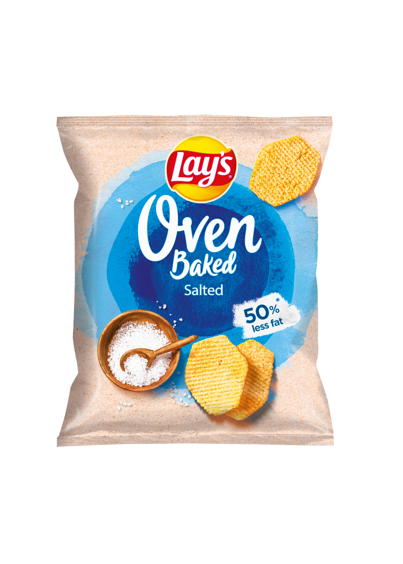 Lay's Oven Baked zemiakové lupienky solené 14 x 55 g