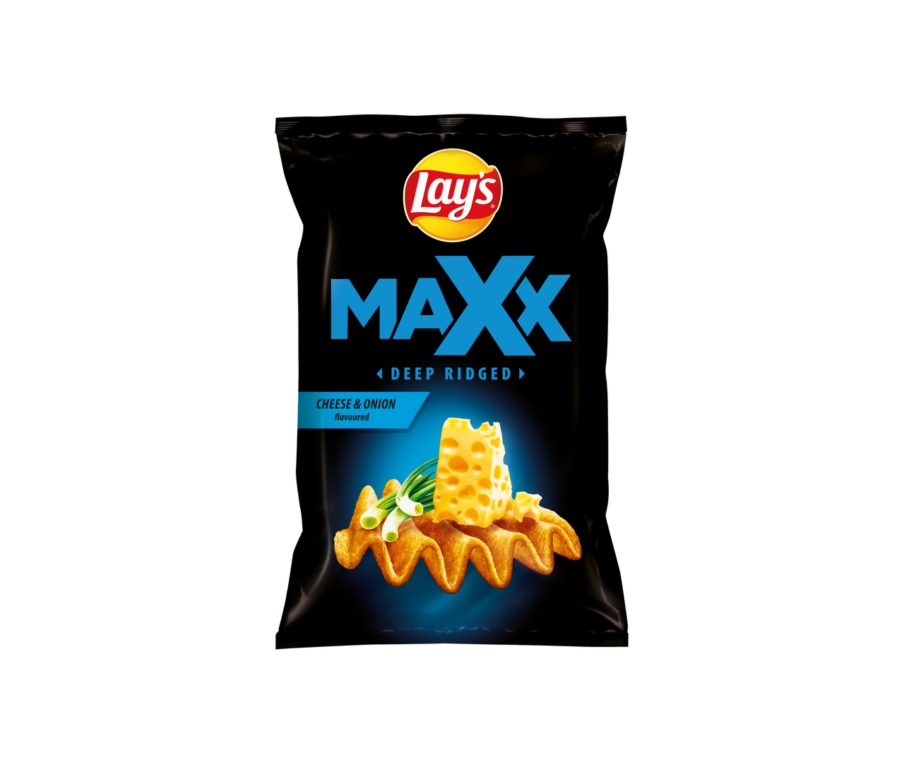 Lay's Maxx zemiakové lupienky cheese & onion 14 x 55 g