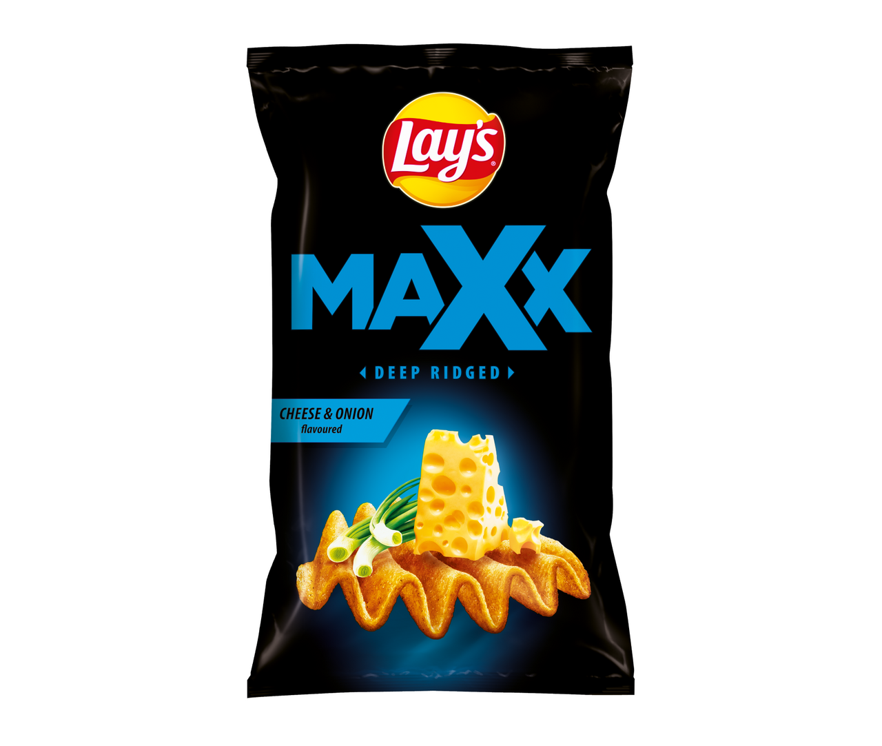 Lay's Maxx zemiakové lupienky cheese & onion 120 g