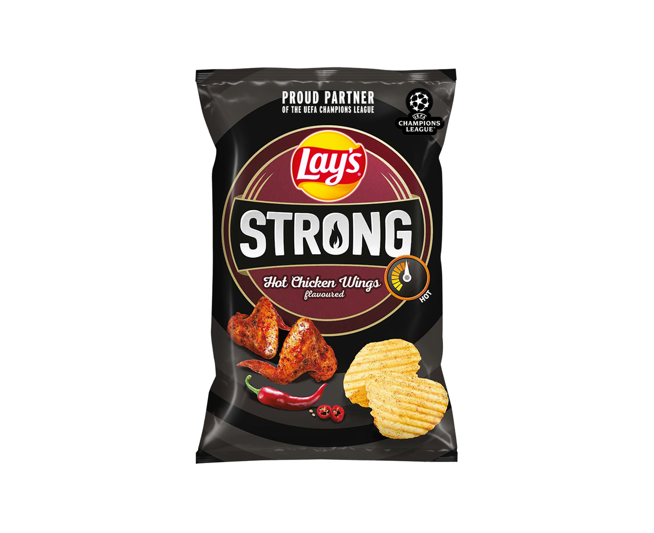 Lay's Strong zemiakové lupienky hot wings 14 x 55 g