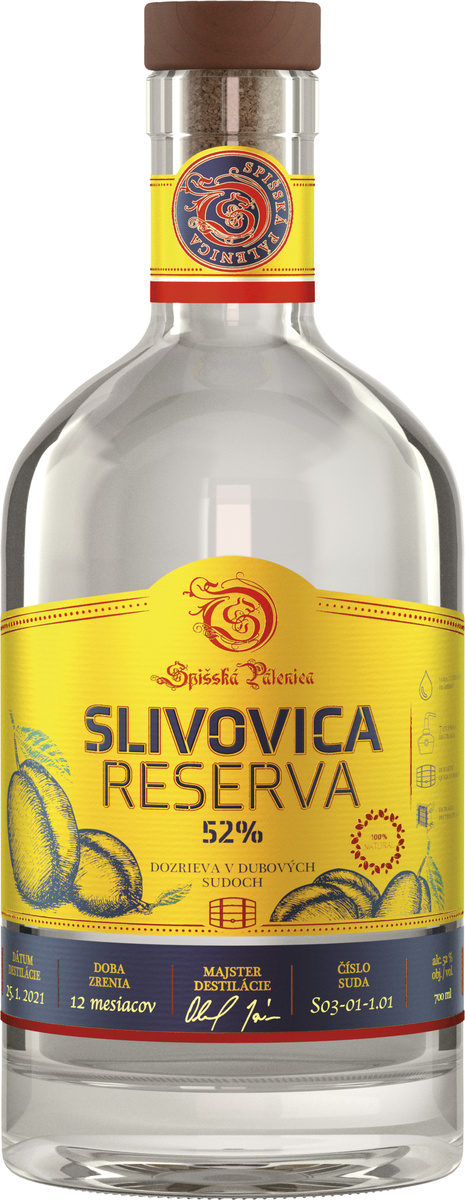 Slivovica Reserva 52% 700 ml