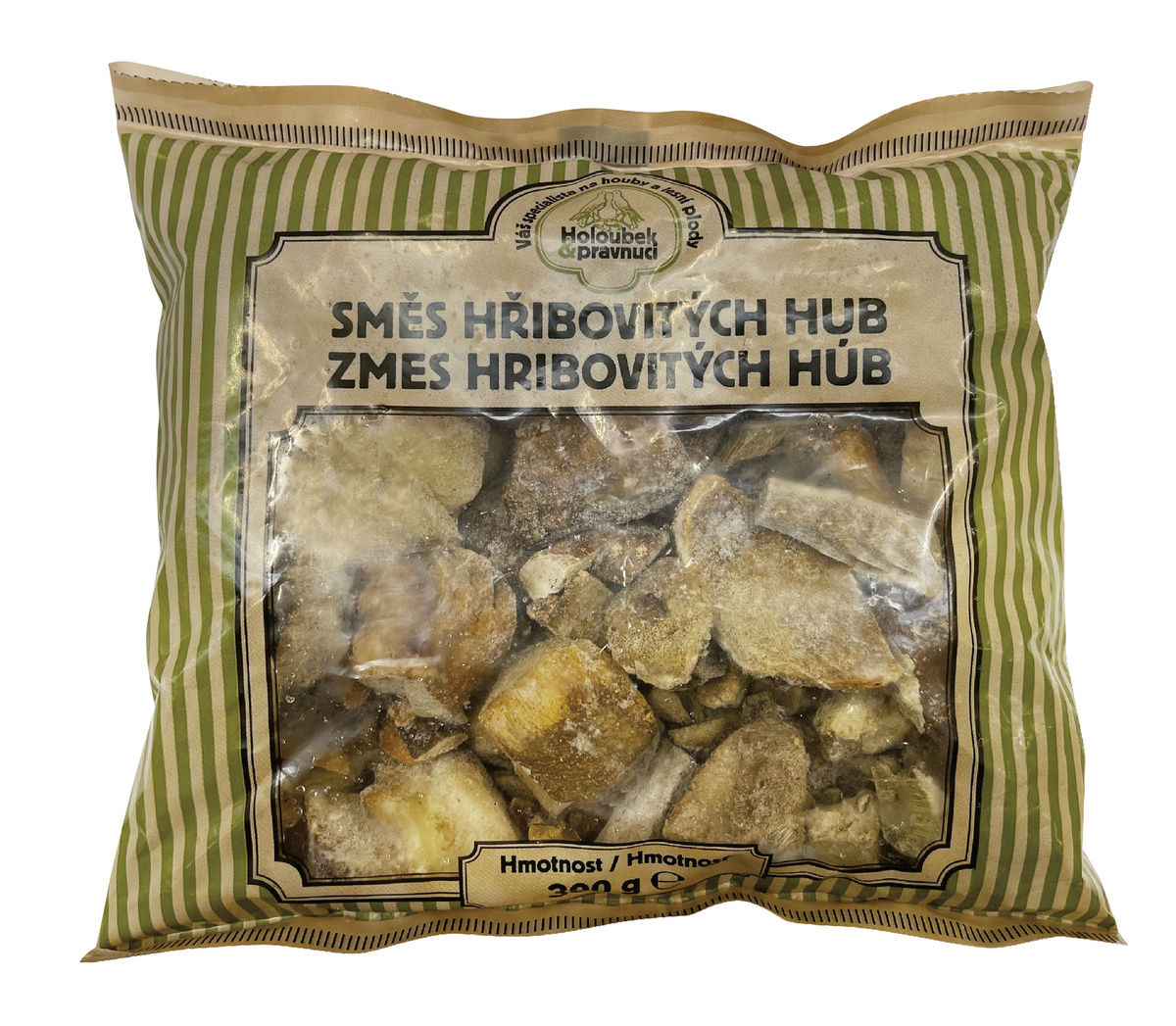 HOLOUBEK A PRAVNUCI Zmes hríbovitých húb mraz. 300 g