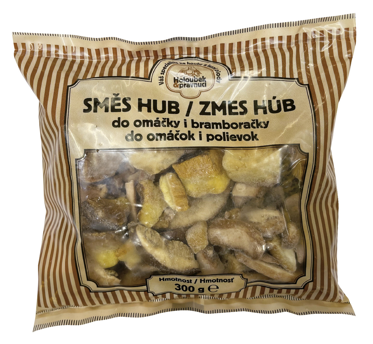 HOLOUBEK A PRAVNUCI Zmes húb do omáčok a polievok mraz. 300 g