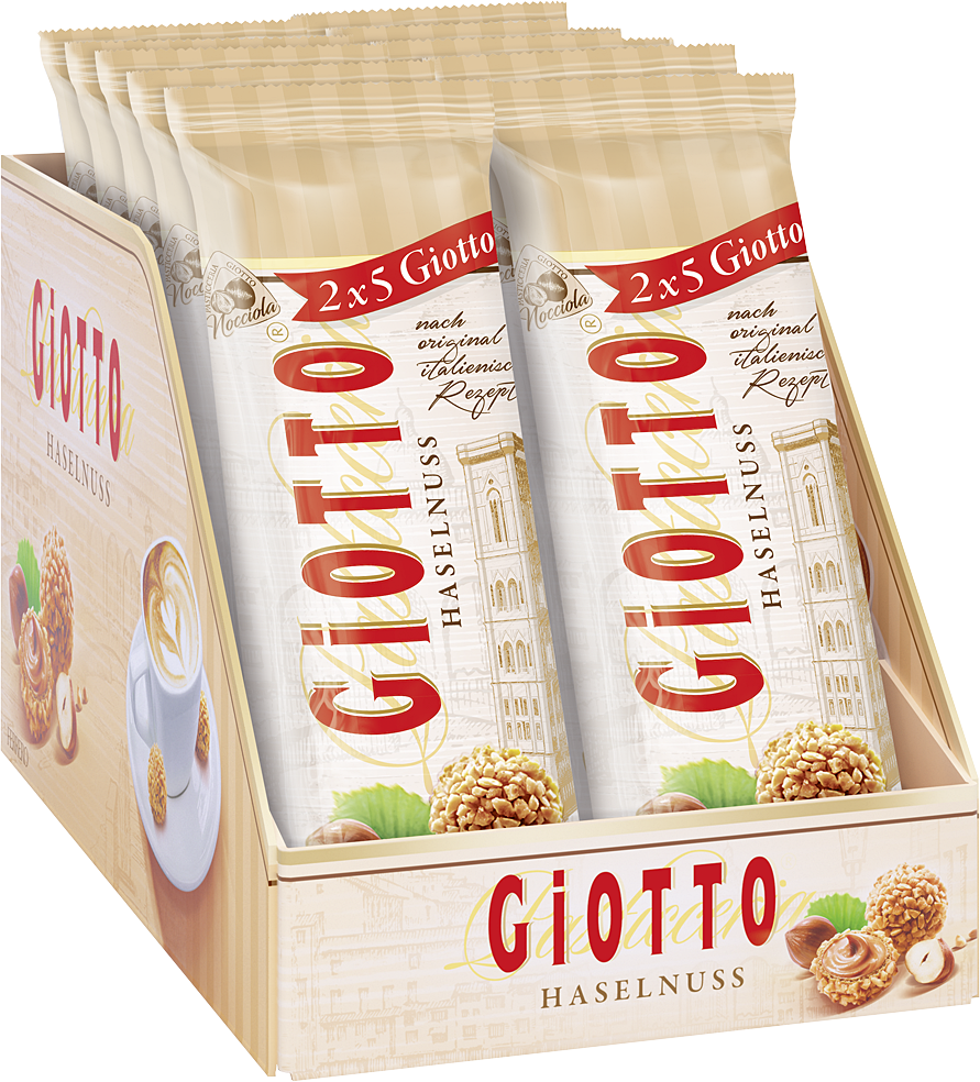 GIOTTO Oblátka s náplňou lieskový oriešok 10 x 43 g