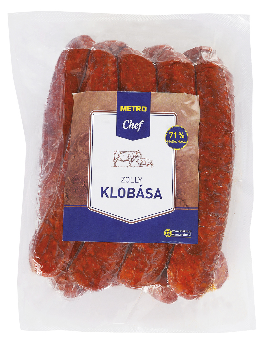 METRO Chef Zolly klobása chlad. váž. cca 1,5 kg
