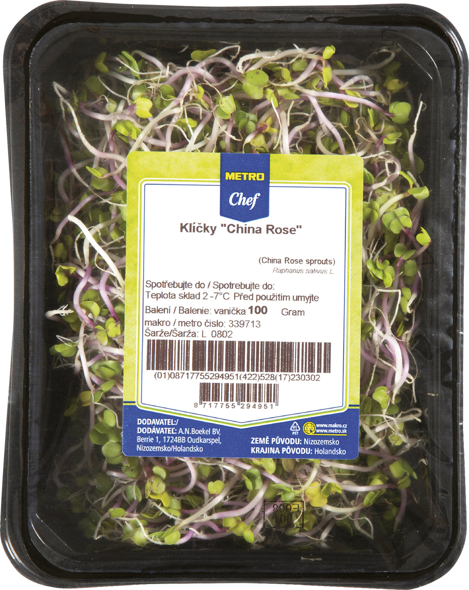 METRO Chef Klíčky china rose NL čerstvé 100 g