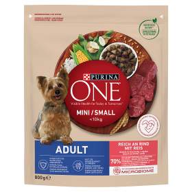 PURINA ONE Mini dog Adult granuly s hovädzím 800 g