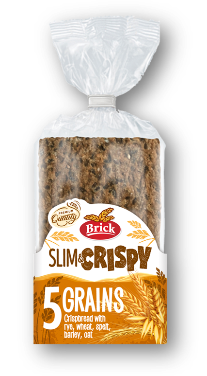 BRICK Slim & Crispy Chlieb chrumkavý 5 obilnín 130 g