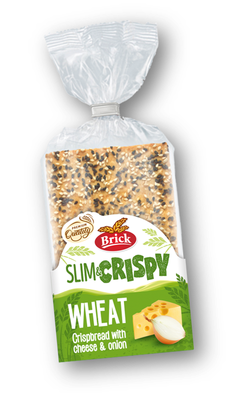 BRICK Slim & Crispy Chlieb chrumkavý pšeničný 130 g