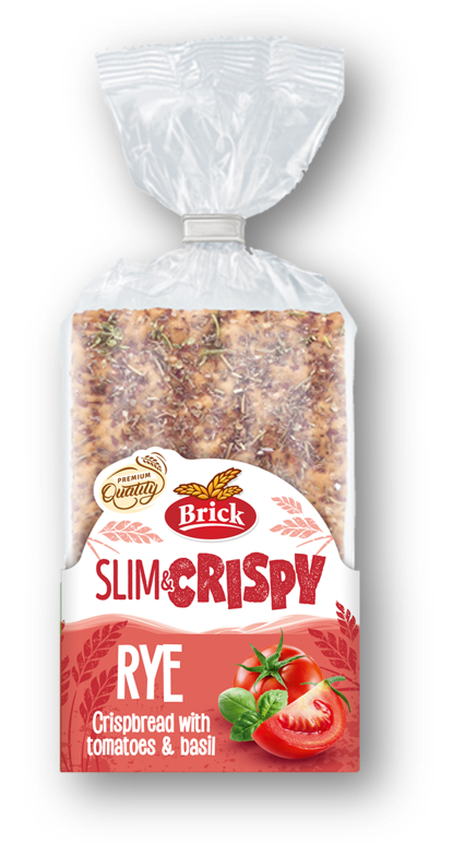 BRICK Slim & Crispy Chlieb chrumkavý ražný 130 g