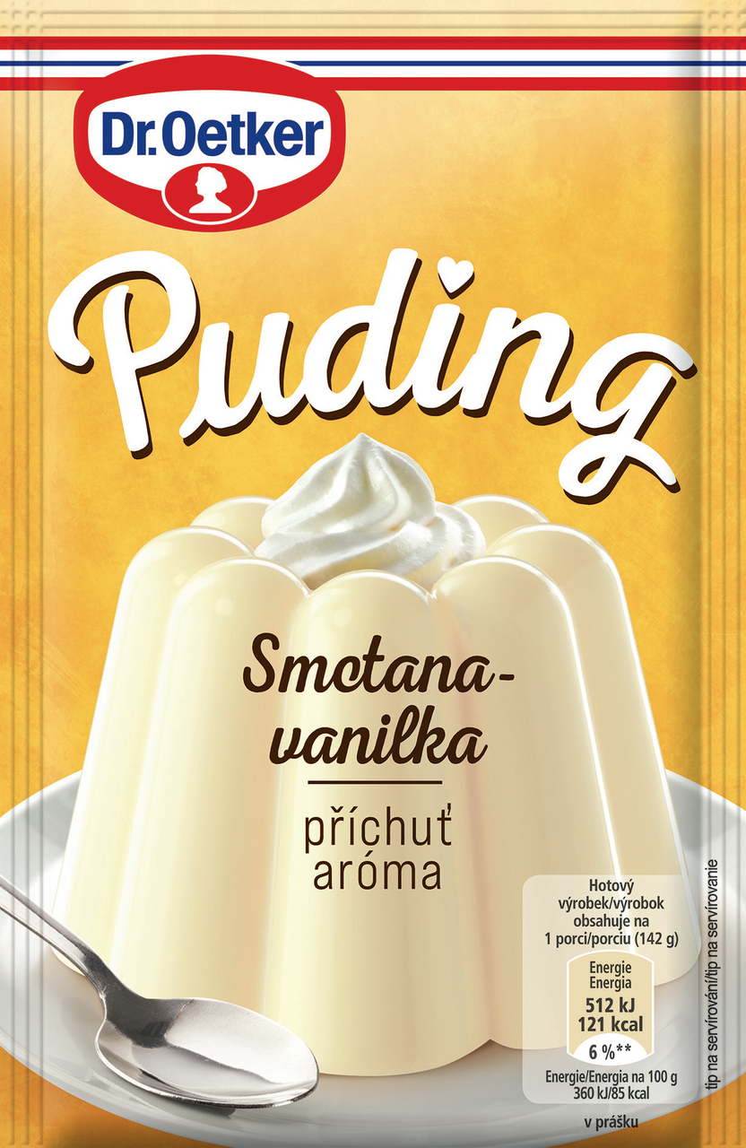 Dr. Oetker Puding smotana-vanilka 38 g