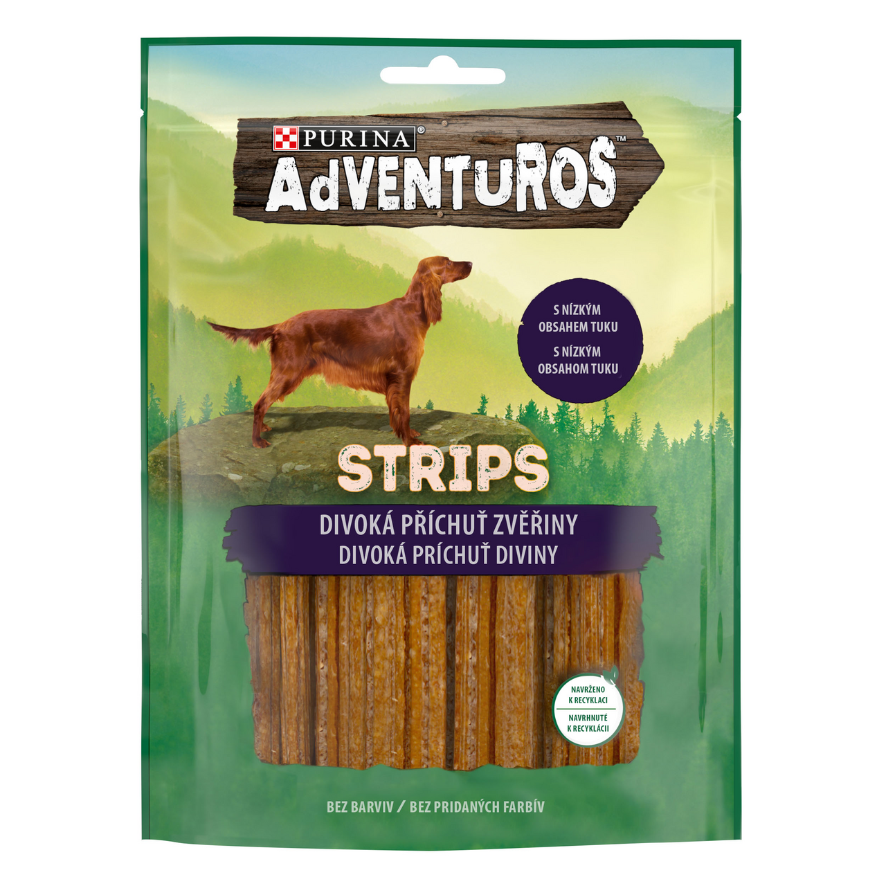 Purina Adventuros Strips pochúťka divina 90 g