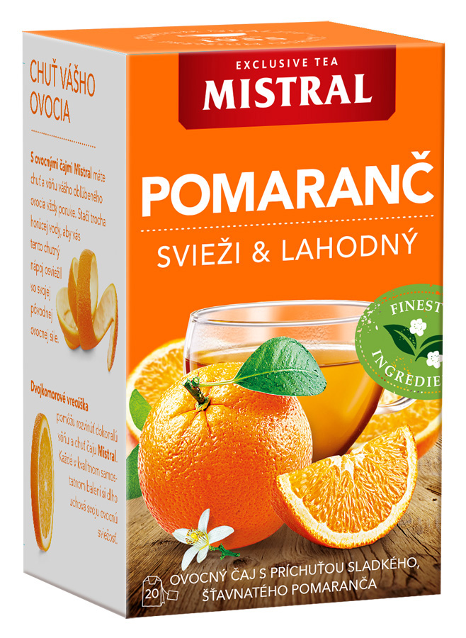MISTRAL Pomaranč ovocný čaj 40 g