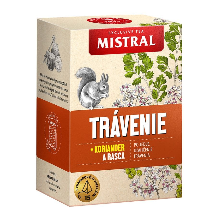 MISTRAL Trávenie funkčný čaj 30 g
