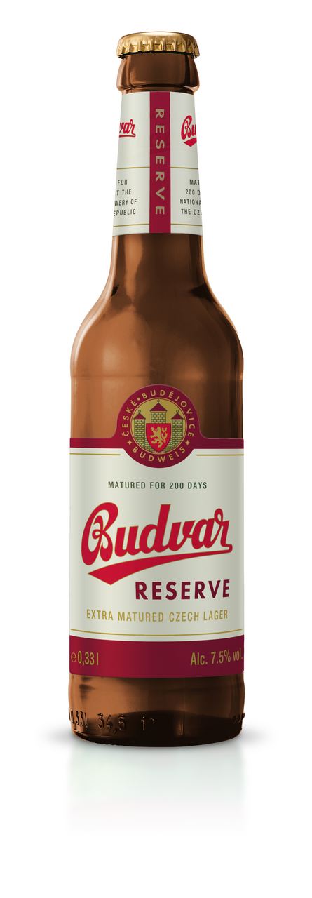 Budvar Reserve pivo 24 x 330 ml SKLO