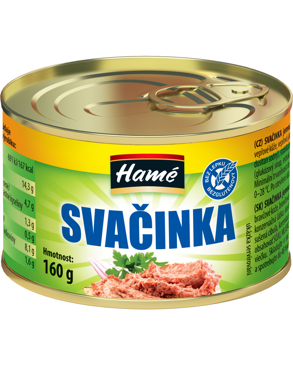 Hamé Paštéta svačinka 10 x 160 g