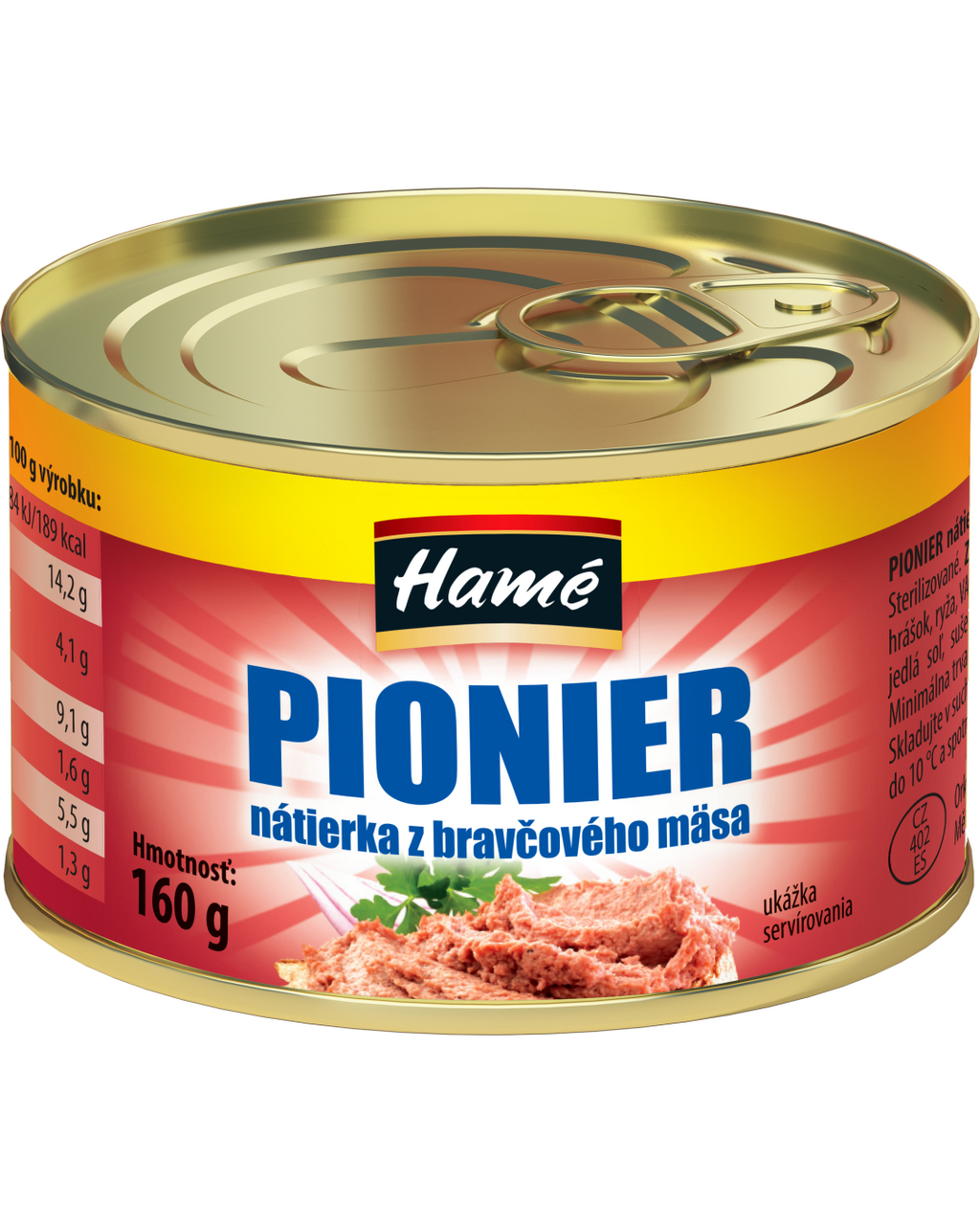 Hamé Paštéta Pionier 10 x 160 g