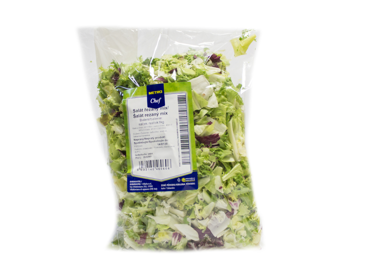METRO Chef Šalát rezaný mix I. čerstvý 1 kg