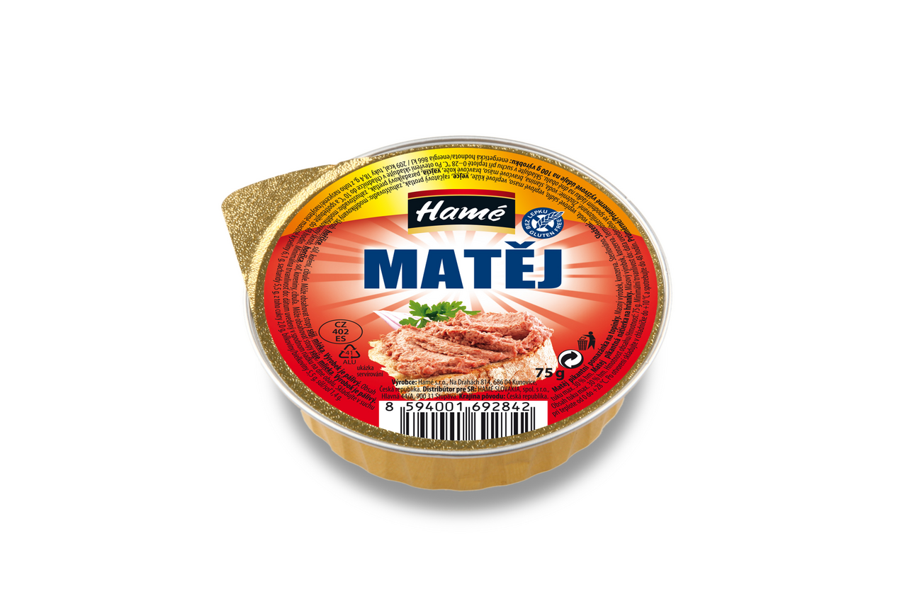 Hamé Paštéta Matej 28 x 75 g
