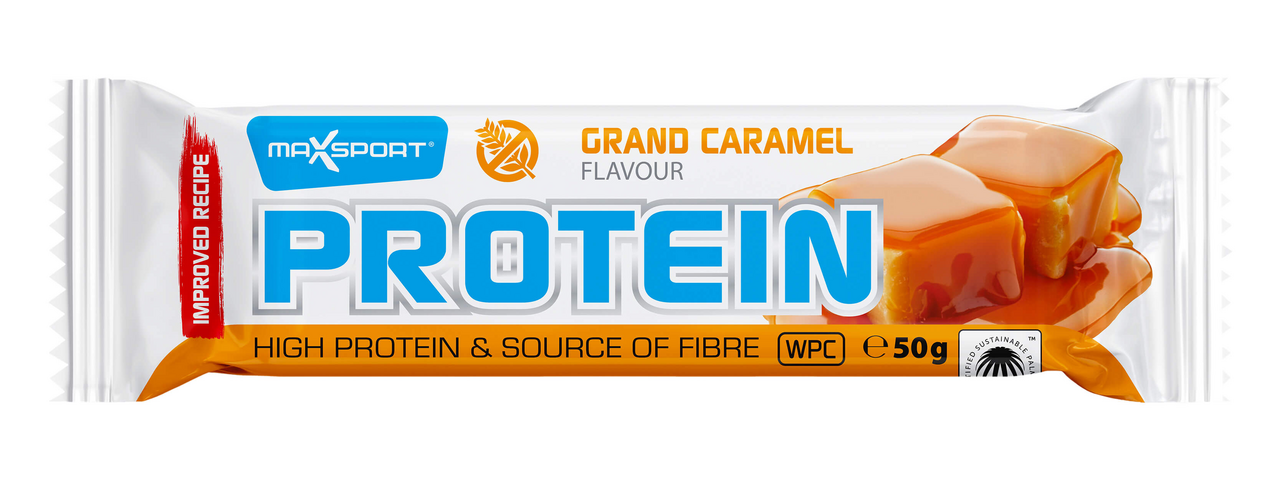 MAX SPORT Protein tyčinka bezlepková karamel 50 g