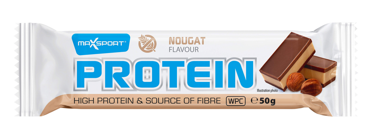 MAX SPORT Protein tyčinka bezlepková nugát 50 g