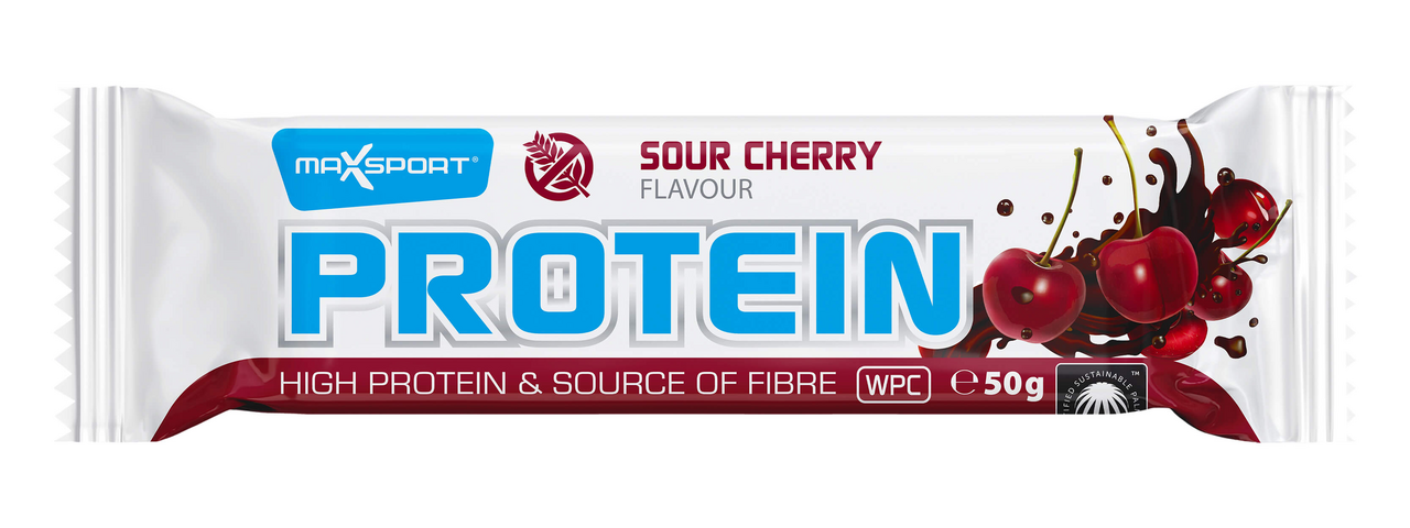 MAX SPORT Protein tyčinka bezlepková višňa 50 g
