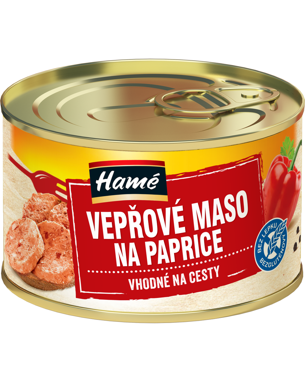 Hamé Bravčové mäso na paprike 10 x 150 g