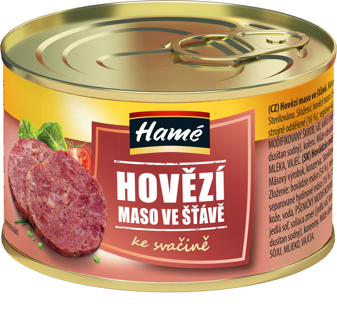 Hamé Hovädzie mäso vo vlastnej šťave 10 x 150 g