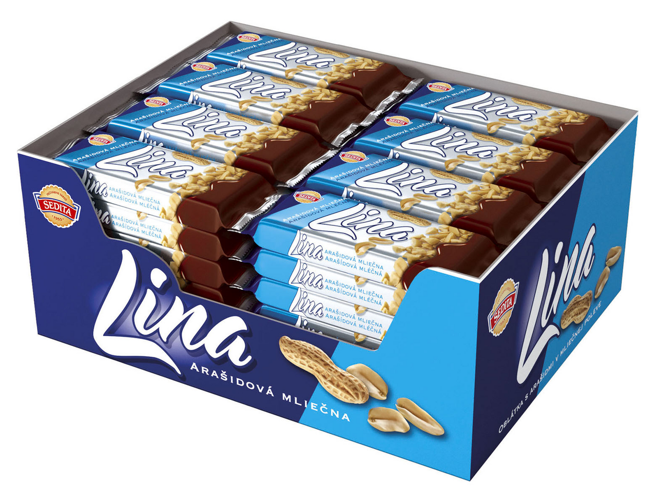 SEDITA Lina arašidová mliečna 48 x 50 g