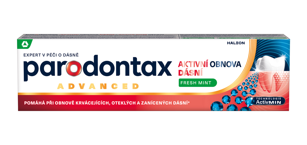 parodontax Fresh Mint Aktívna obnova ďasien zubná pasta 75 ml