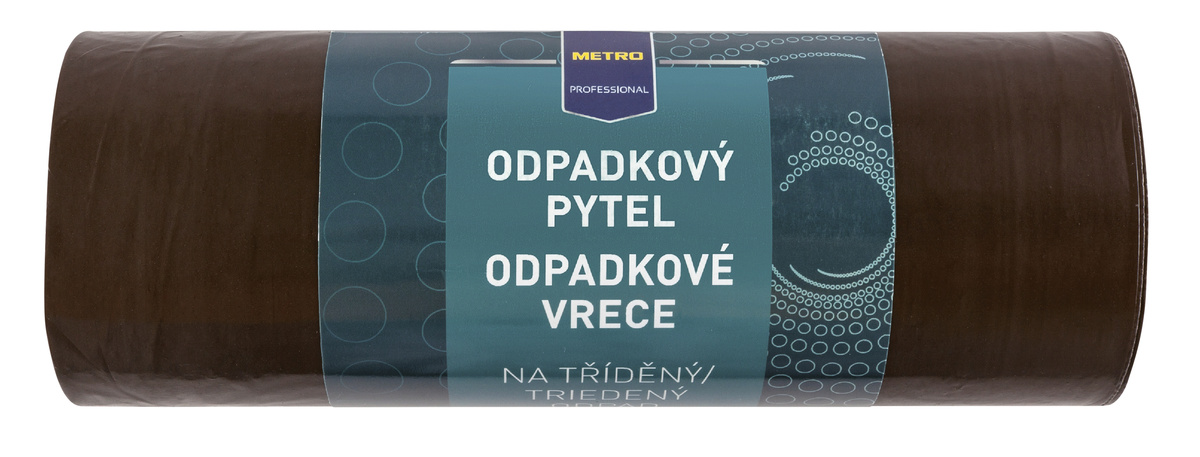 METRO PROFESSIONAL Vrecia na odpad 120 l hnedé 25 ks