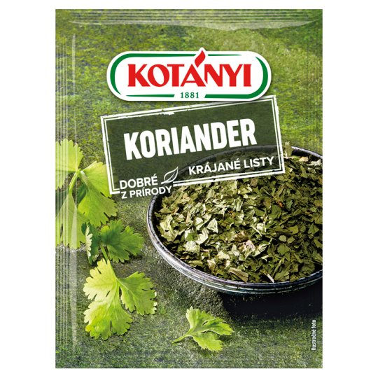 KOTÁNYI Koriander krájané listy 5 x 6 g