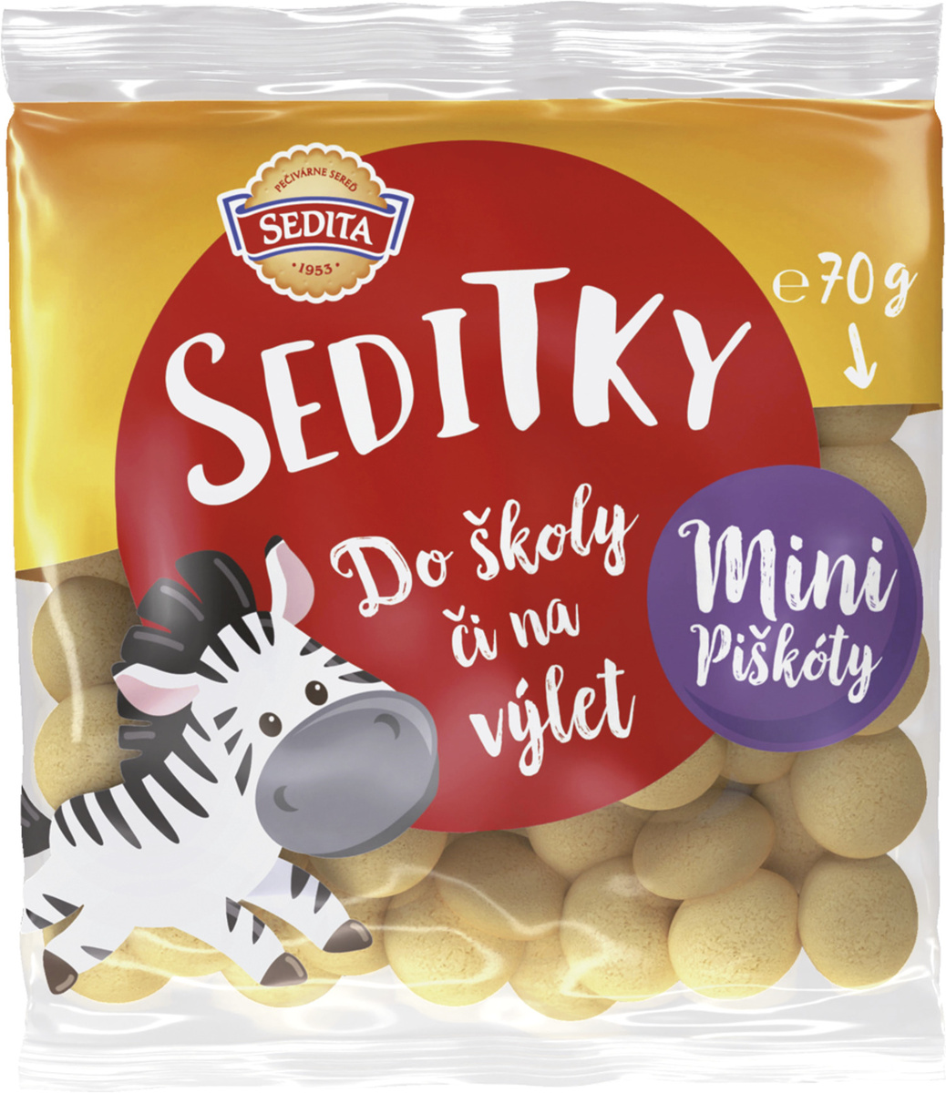 SEDITA SEDITKY Mini piškóty 20 x 70 g