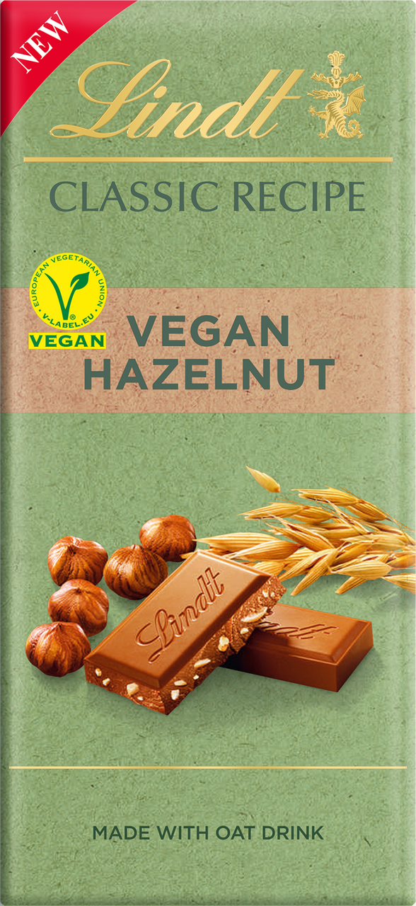 Lindt Classic Recipe Vegan čokoláda hazelnut 100 g