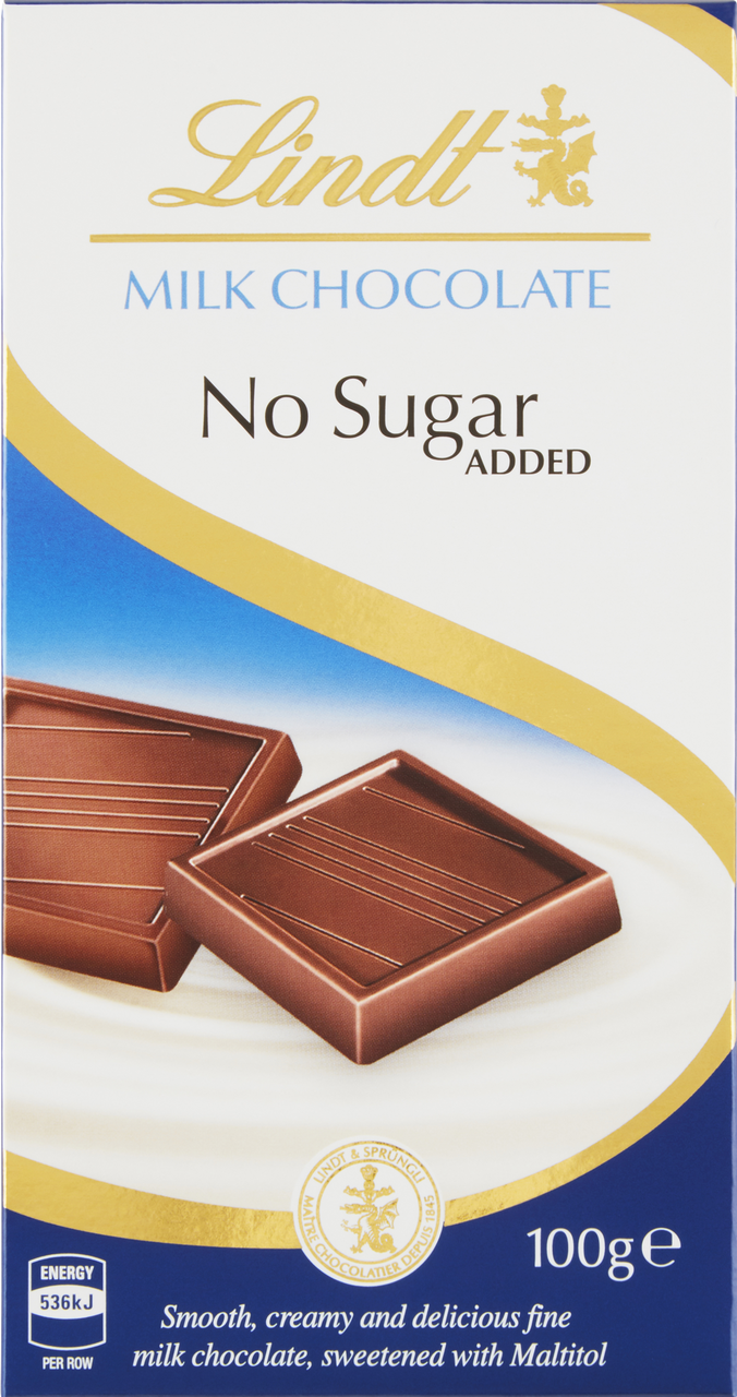 Lindt Mliečna čokoláda No Sugar 100 g