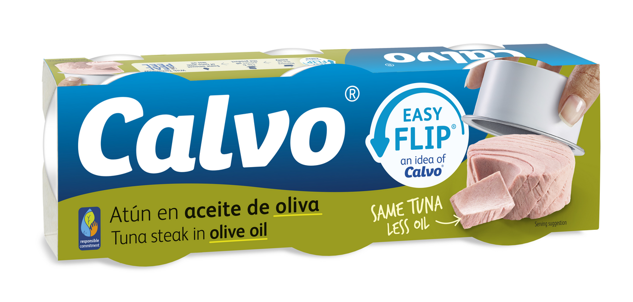 Calvo Tuniak v olivovom oleji 3 x 65 g