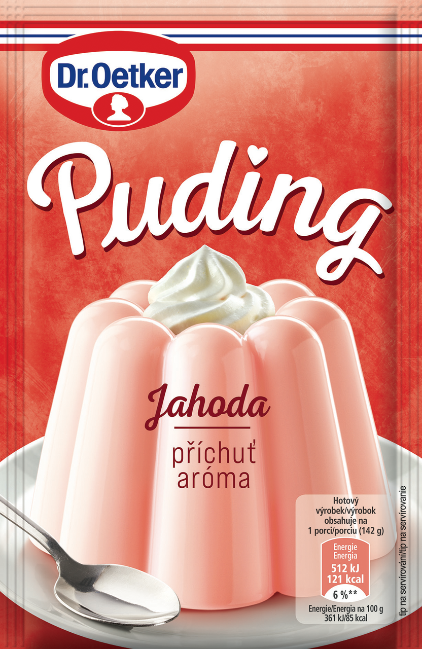 Dr. Oetker Puding jahoda 38 g