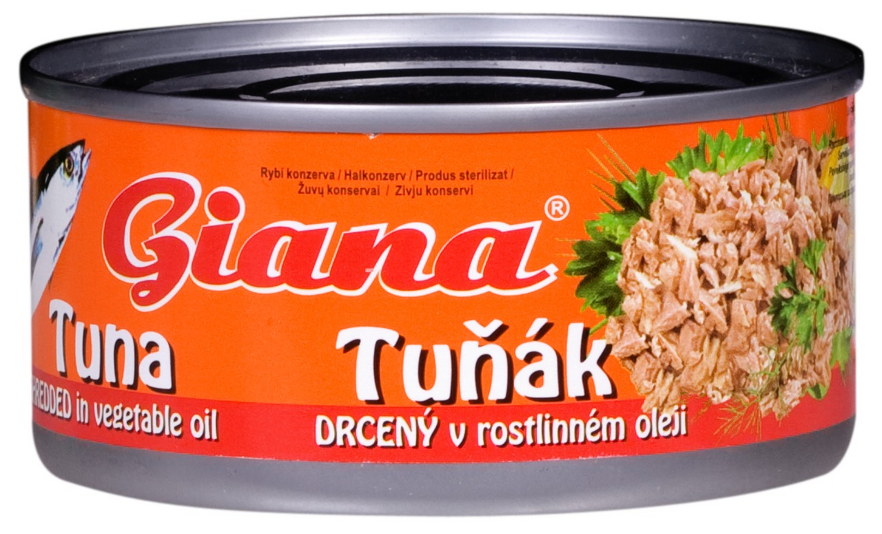 Giana Tuniak drvený v oleji 12 x 170 g