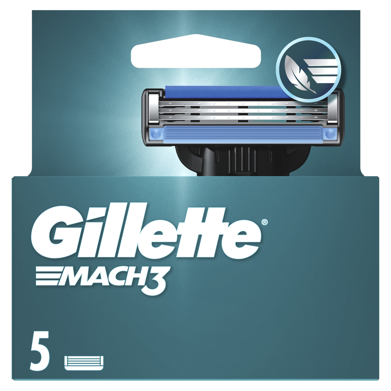 Gillette Mach 3 Náhradné hlavice 5 ks
