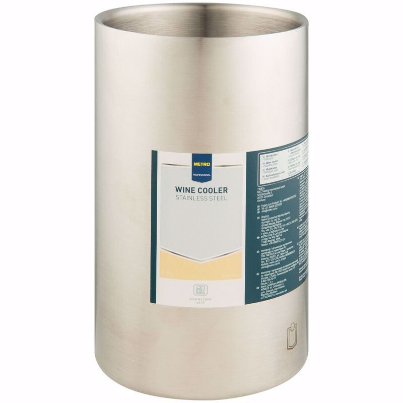 METRO PROFESSIONAL Chladič na víno dvojité dno nerez 1 ks