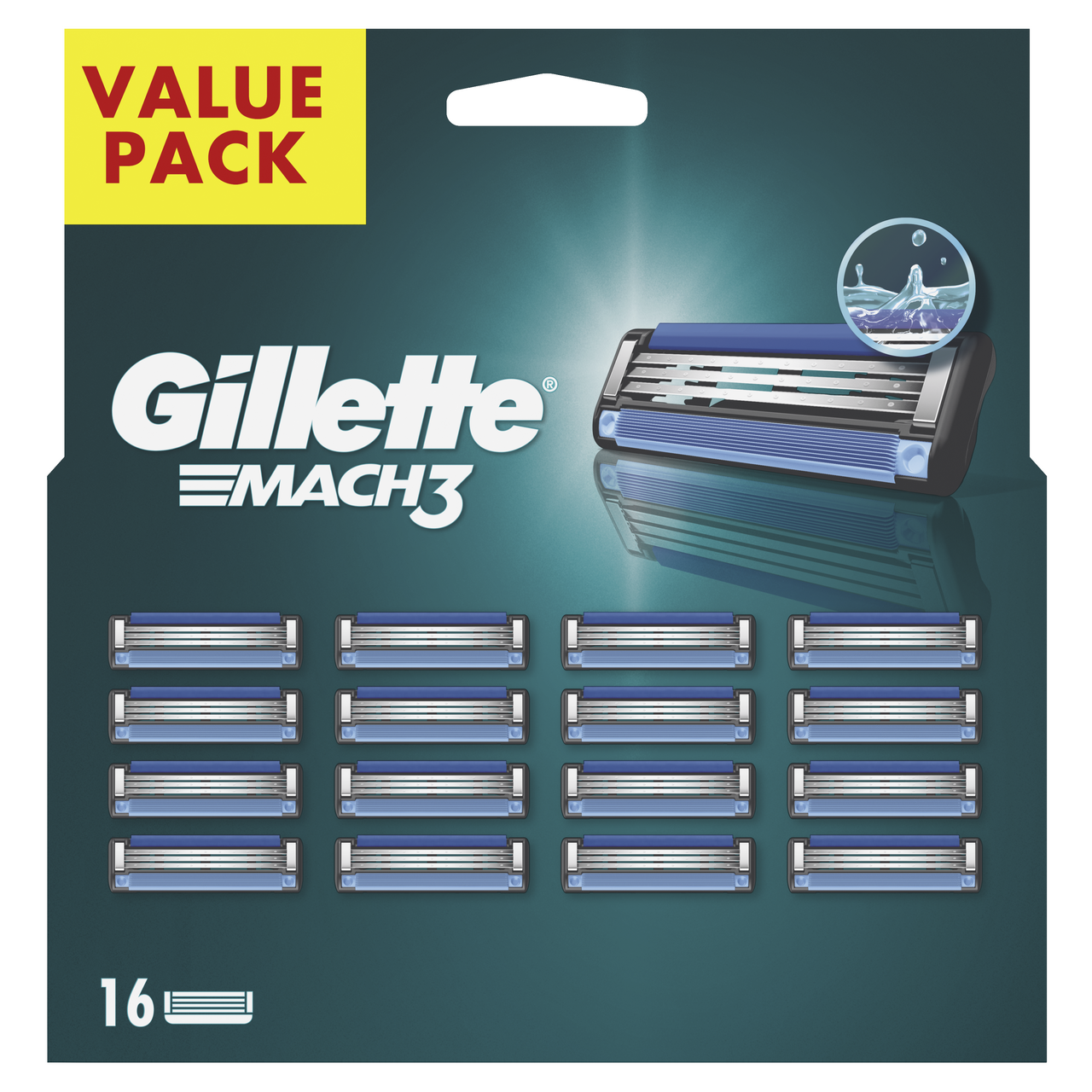 Gillette Mach 3 náhradné hlavice 16 ks