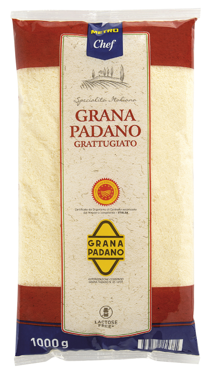 METRO Chef Grana Padano strúhaný syr chlad. 1 kg