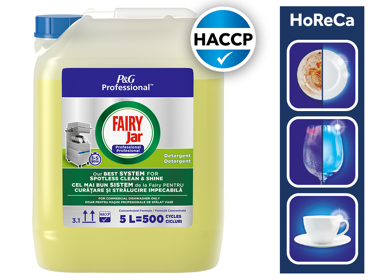 Jar Professional prostriedok do umývačky riadu HACCP 5 l