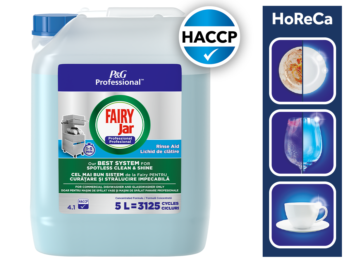 Jar Professional oplachovač do umývačky riadu HACCP 5 l