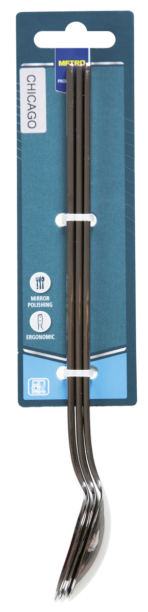 METRO PROFESSIONAL Chicago Lyžička dlhá 3 ks