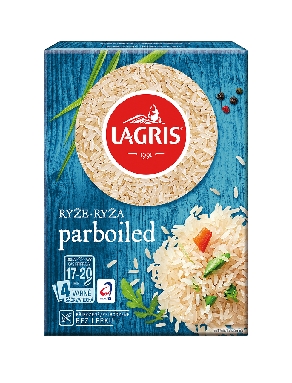 LAGRIS Ryža parboiled varné vrecká 400 g
